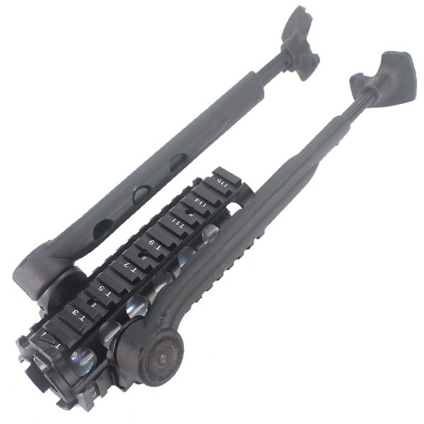 Vltor Type Side Mounted Ris Rail Bipod Black Airsoftgogo