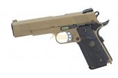 WE Full metal GBB caliber .45 M.E.U. pistol w/ SOC marking(TAN)