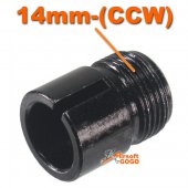 14mm CW to CCW Airsoft Army Force Barrel Adaptor for Toyko Marui MP5K PDW 
