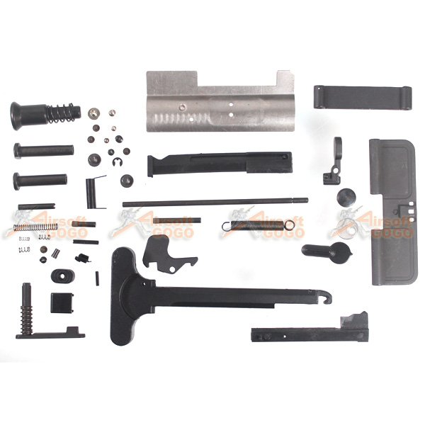 M4 metal receiver set AEG V2 w/ long stock ex. Blackwater - AirsoftGoGo