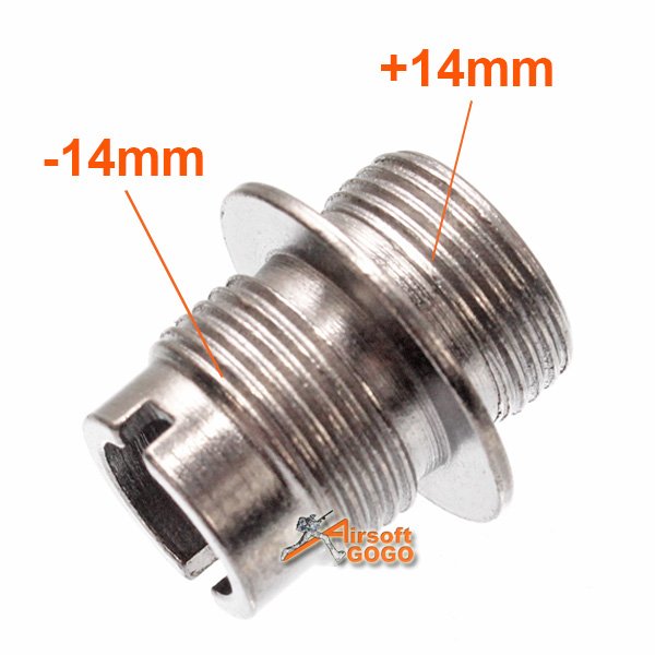 LPE Airsoft 14mm CCW Machined Thread Adapter for Tokyo Marui MP5K CYMA EXT-029 