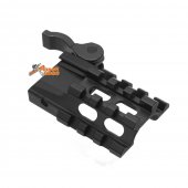Army Force 3 Slot Angle Offset Mount with QD Lock System for 20mm Rail