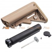 Army Force Crane Stock w/Stock Tube for M4/M16 Series AEG (Coyote Brown)