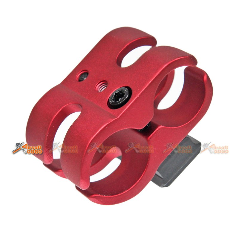 A.P.S. CAM 870 Type S Barrel Mount (Red) - AirsoftGoGo