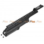 APS AK Receiver Cover with 20mm Tactical Rail Rear Sight for AEK Series AEG