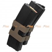 80rd Metal Double Magazine for WE M4 Airsoft GBBR (Black)