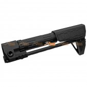 G&P PDW Stock for Airsoft Marui & G&P M4 / M16 Metal Body (Snake, Black)
