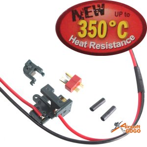 Deep Fire 350 degree Heat Resistance Switch Set Ver.2 Gearbox (front)  for M4A1, M16 AEG
