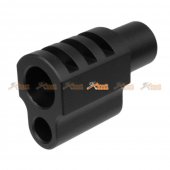 Punisher Compensator for Marui 1911 Airsoft GBB (Style 1) - Black