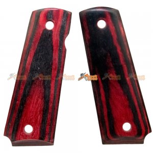 Wood Grip Cover for Tokyo Marui 1911 Airsoft GBB (No.0271)