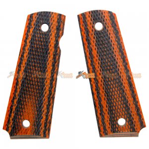 Wood Grip Cover for Tokyo Marui 1911 Airsoft GBB (No.0278)