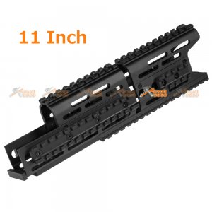 11 Inch Aluminum Keymod Handguard for CYMA E&L AK74 AEG Series & GHK AK74 GBB