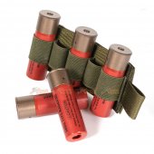 5rd Shotgun Shell Holder with Hook Backing (Foliage Green)
