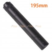 CYMA Suppressor -14mm CCW (NO Logo) for AEG (195mm , Black)