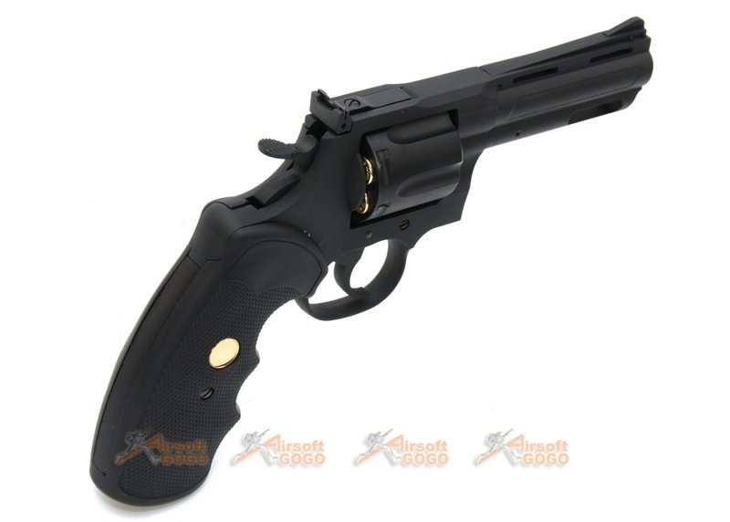 Details about   King Arms Python 4" .357 Magnum CO2 Airsoft Revolver BLACK 