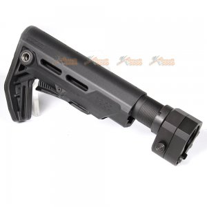 G&P Battery Carry Folding Stock for Marui / G&P  M4/M16 AEG (Viper CQB)-Black