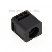 5KU 14mm CCW Metal Micro Compensator V3 for Marui G17 Series GBB (Black)