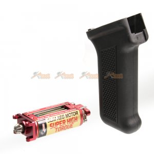 Super High Torque Slim AEG Motor with Grip for AK Airsoft AEG (Black)