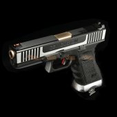 BELL 1/1 scale high performance assembled G17 Airsoft GBB - NO.749L (Silver)