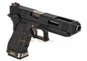 WE G34 T5 GBB Pistol (Black Slide,Black Frame,Silver Barrel)