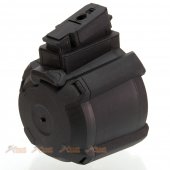 1000 Rounds Electric Drum Magazine for AK Airsoft AEG (Black)