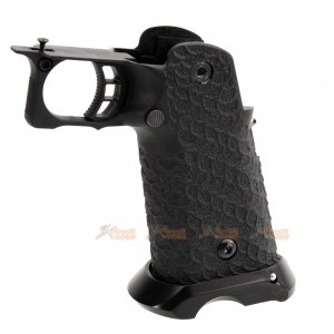 EMG / STI INTERNATIONAL (TM) Grip Set for Marui/WE Hi-Capa Airsoft GBB (Black)