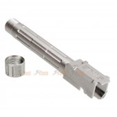 5KU Aluminum 9INE -14mm Outer Barrel with Thread Protector for UMAREX (by VFC) G19, G19X / G45 Gen4 GBB  (Silver)