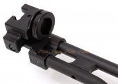 dnoys lr300 style metal folding stock m4 m16 series aeg black