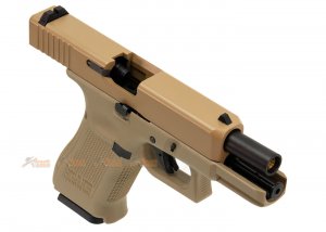 we gen5 alloy silde g19X gbb pistol tan