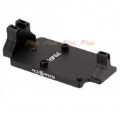 ACE1 Arms DD Style Red Dot Back Up Sight Base for Marui / WE G17, G18c, G26, G34 Series GBB (Black)