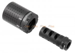 ferfrans muzzle brake concussion reduction system black