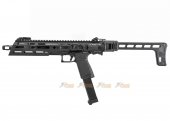G&G SMC-9 9mm Conversion Carbine Kit with GTP9 Gas Blowback Pistol (Black)