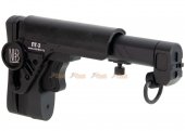 5KU PT-3 AK Telescopic Side Foldable Butt Stock for GHK / LCT / CYMA AK Series (Black)