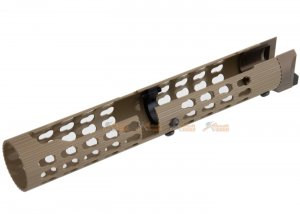 5ku 11.5 inch vs25 keymod handguard lct  ghk ak105 series tan