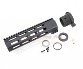 rgw 9 inch qd takedown system mlok rail handguard connector base marui m4 mws gbbr bk