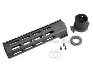 rgw 9 inch qd takedown system mlok rail handguard connector base vfc we m4 gbb bk