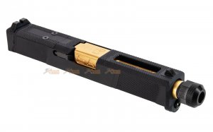 EMG / SAI Utility Slide Kit for WE-Tech G19 GBB, EMG /  SAI Utility Compact GBB (Gold Barrel, RMR Cut)