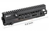 5ku 9.8 inch mk15 rail handguard 416 aeg gbb black