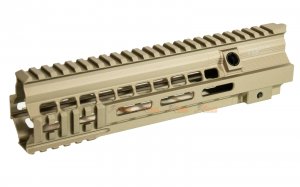 5KU 9.8 Inch MK15 Rail Handguard for 416 AEG & GBB (Desert Dirt color)