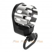 Metal Buttstock Tube Lock Ring with QD Sling Mount for GHK M4 GBB