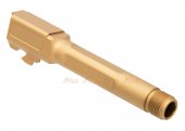 Pro-Arms CNC Aluminum 14mm CCW Threaded Barrel for Umarex / VFC G19X / G19 Gen4 / G45  - TIN