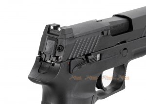 sig air p320 m18 6mm gas version gbb pistol black