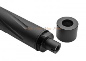 maple leaf twisted outer barrel 150mm for marui vsr10 sniper rifle black