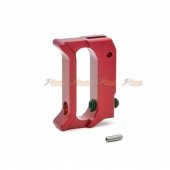 AIP Aluminum Trigger (Type T) for Tokyo Marui Hi-Capa 4.3/5.1 Airsoft Gas blow Back GBB (Red/Long)
