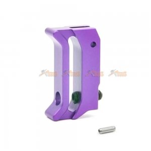 AIP Aluminum Trigger (Type U) for Tokyo Marui Hi-Capa 4.3/5.1 Airsoft Gas blow Back GBB (Purple/Short)