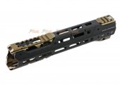 Strike Industries GRIDLOK 11 inch Main Body with Sights and (FDE) Titan Rail Attachment for VFC / Systema PTW M4 Airsoft Gun AEG/ GBBR