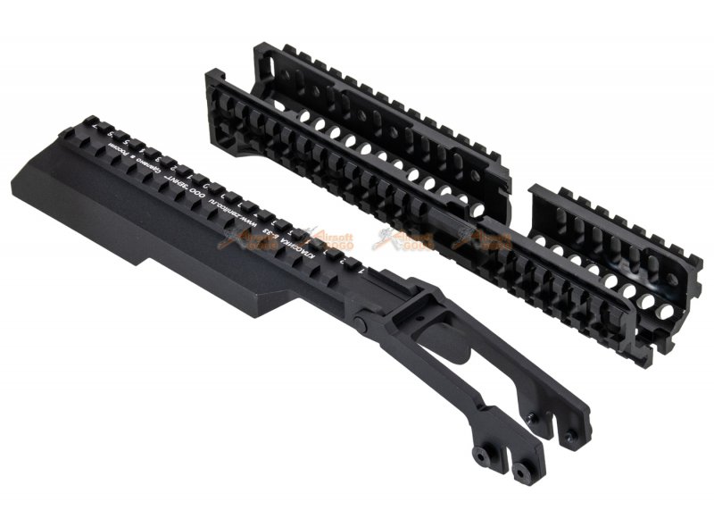 5KU B-30 Long Lower Rail Handguard With B-33 Style Articulating AK Dust ...