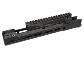 slr airsoftworks 11.2” light mlok ext extended handguard for tokyo marui akm gbbr