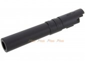 5KU M11 CW 4.3 Inch Stainless Outer Barrel for Marui Hi-Capa GBB - Black