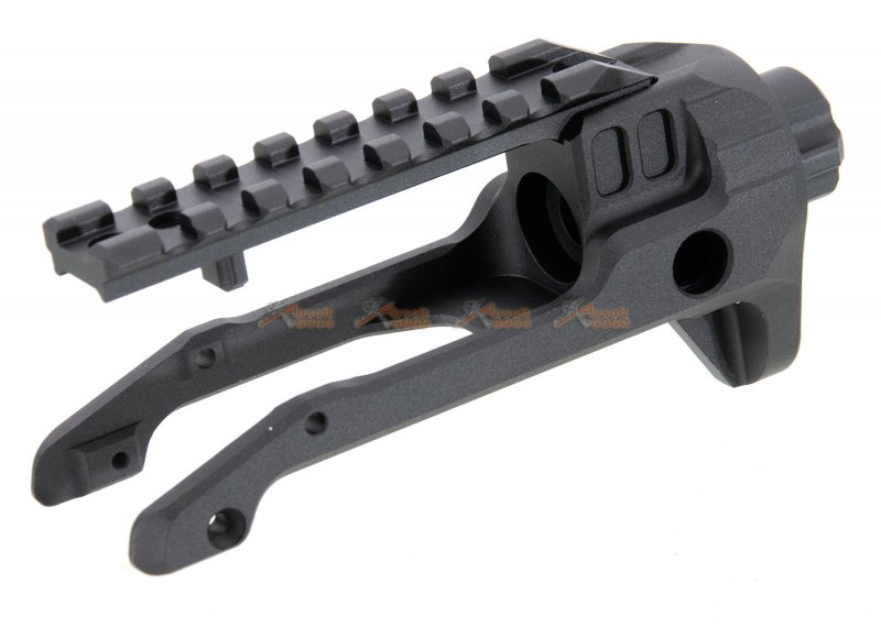 TTI Airsoft AAP-01 CNC AR Stock Adapter (Black) - AirsoftGoGo